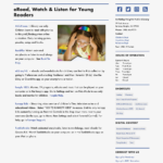 Example of a 2 column website page layout